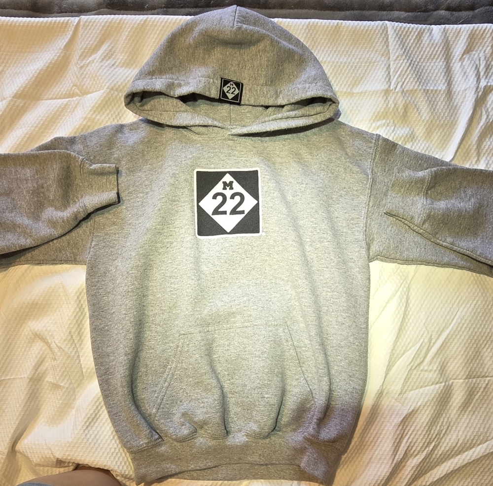 M22 Gray Hoodie